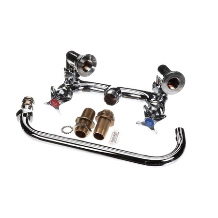 T&S Brass BigFlo Mixing Faucet 8 Deck Mount 12 Swing No B-0293-01